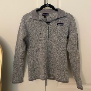 Women’s Patagonia Quarter Zip - Heather Grey